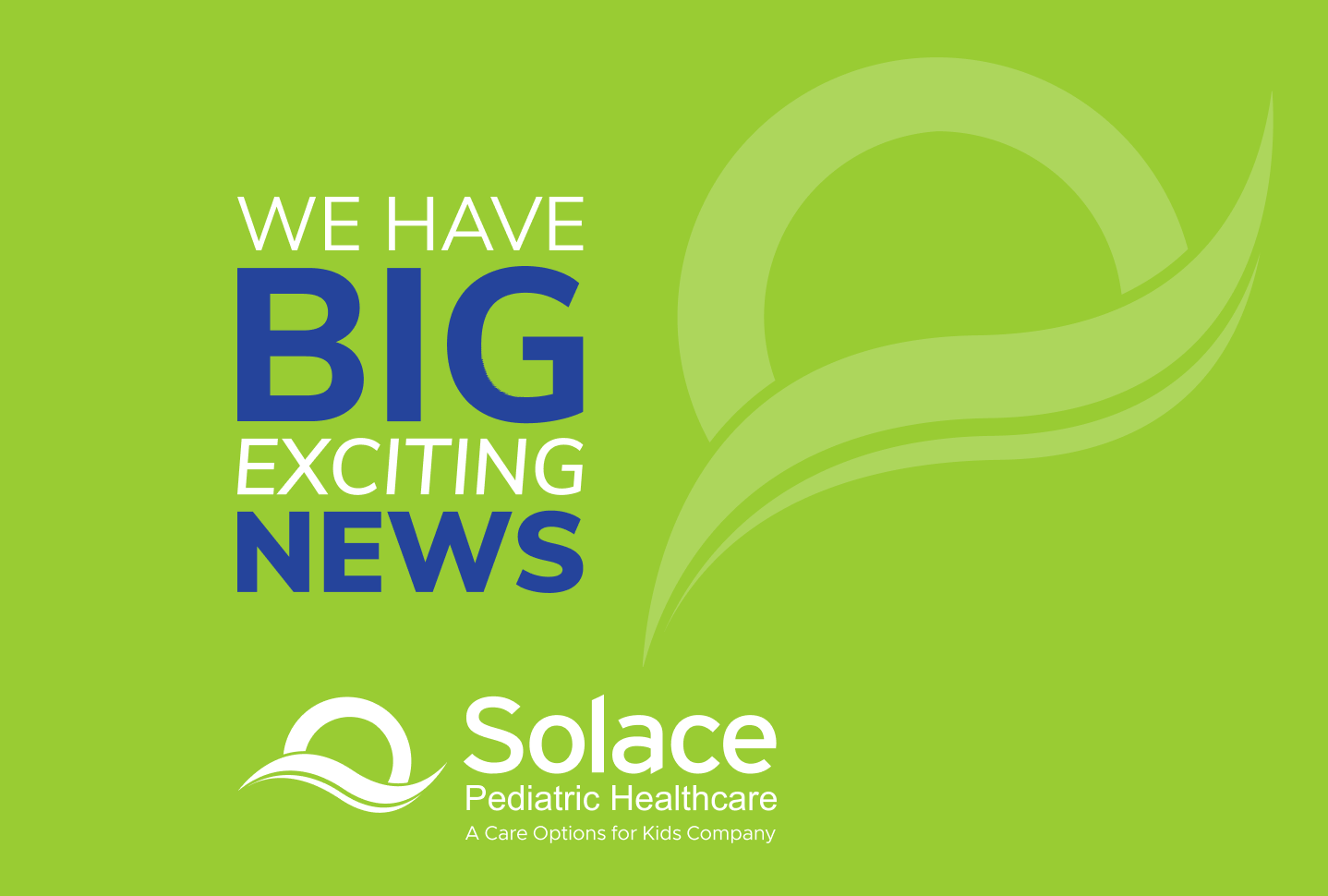 we have big exciting news