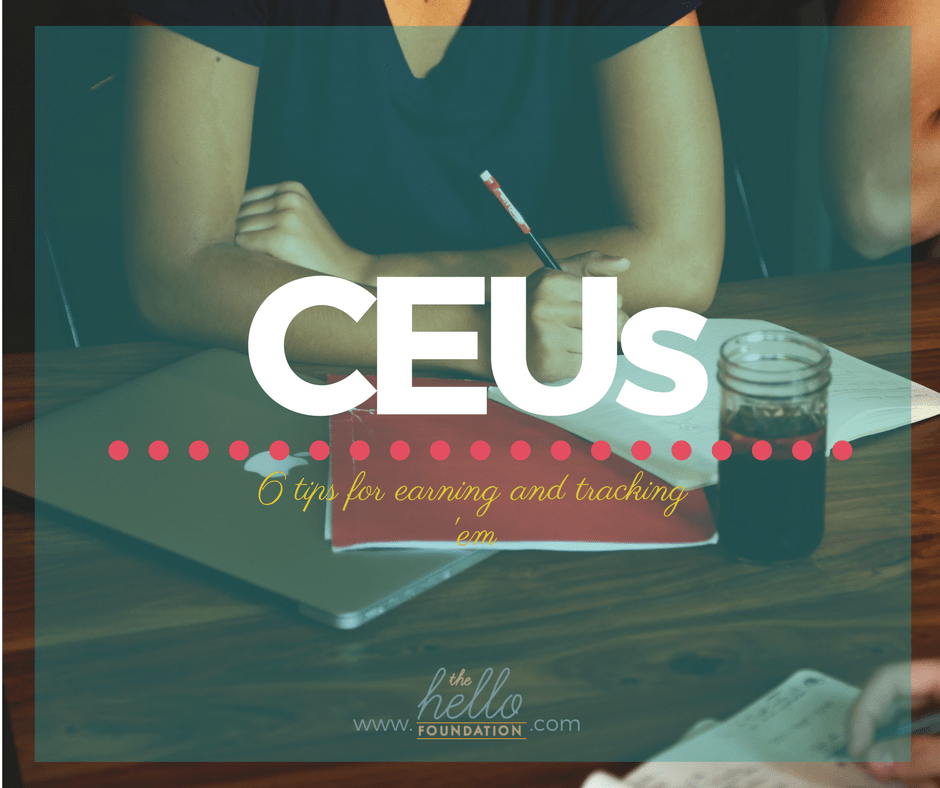 6 Tips for Earning and Tracking Your CEUs this School Year