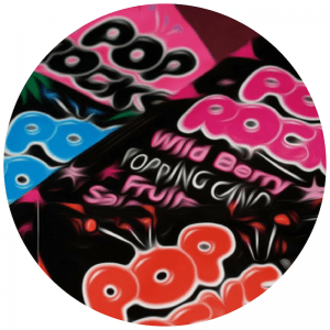 Candy bag pop rocks