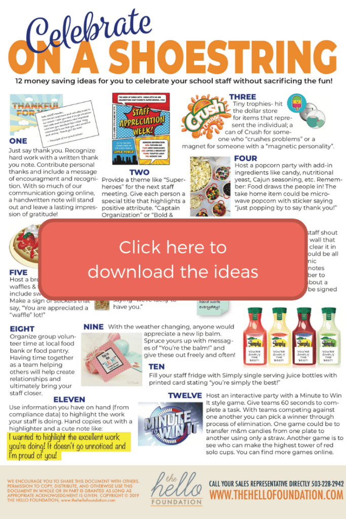 Staff Appreciation Ideas on a Budget