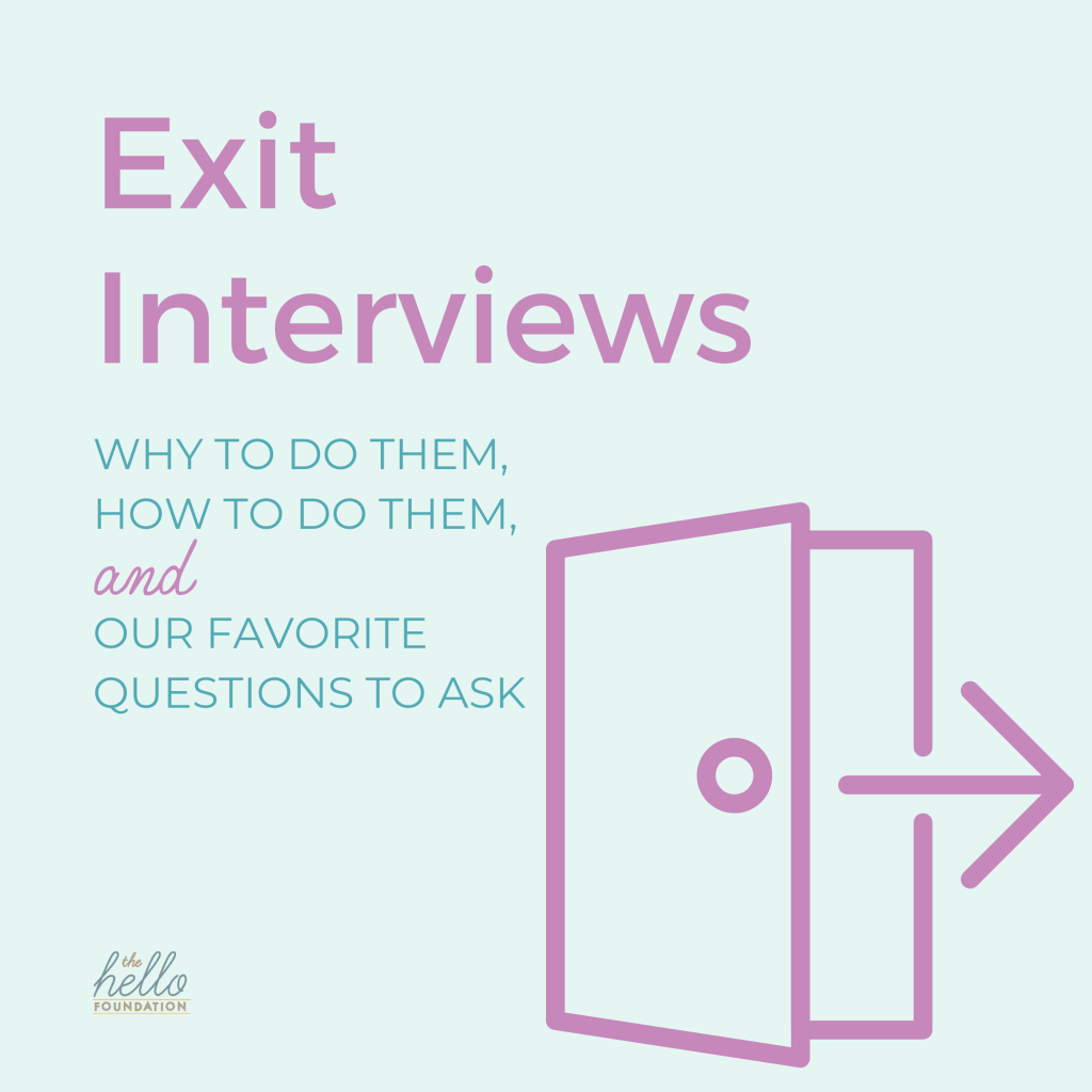 Exit Interviews: Why