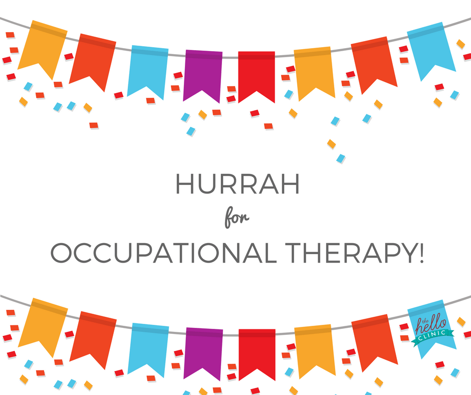 Hurrah for Occupational Therapy!