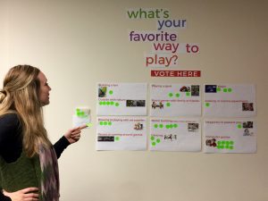 Will Laura pick Imaginary Play or Board Games?