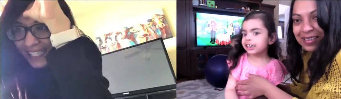 Selah's progress wit Speech Therapy via Telehealth