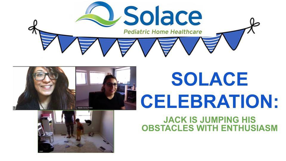 Care Options for Kids Celebrations: Jack is Jumping His Obstacles with Enthusiasm
