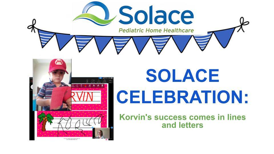 Care Options for Kids Celebrations: Korvin's Success in Lines and Letters