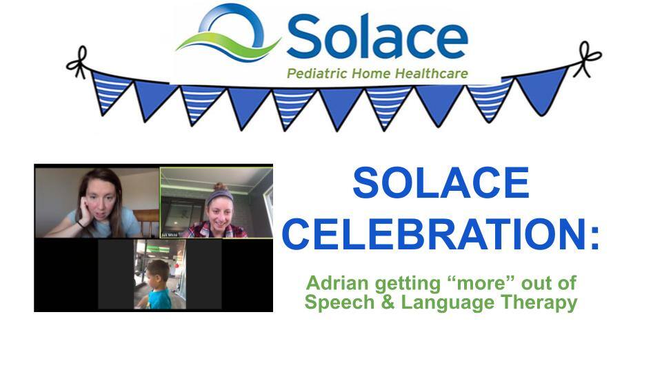 Care Options for Kids Celebrations | Adrian Gets "More" From Speech & Language Therapy