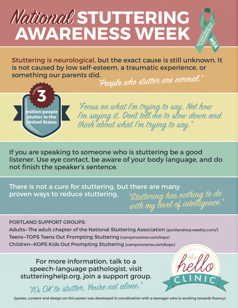 National Stuttering Awareness Week