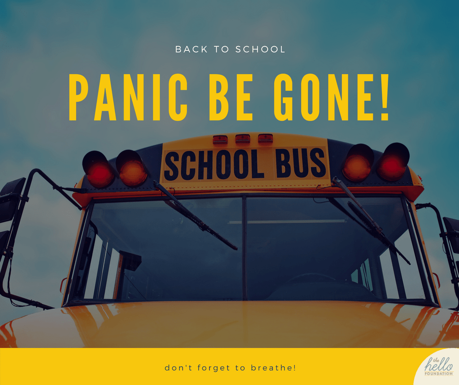 Back to School Panic Be Gone!