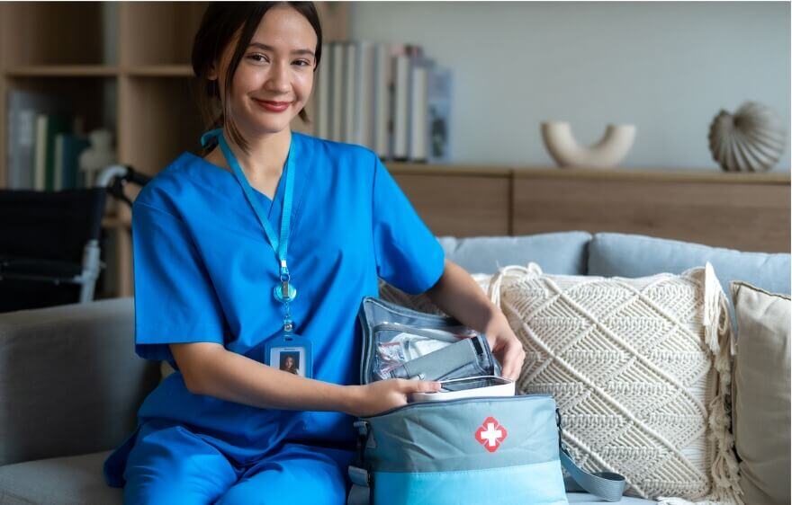 Home Health Bag Technique