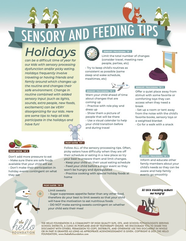 Sensory and Feeding Tips for the Holidays