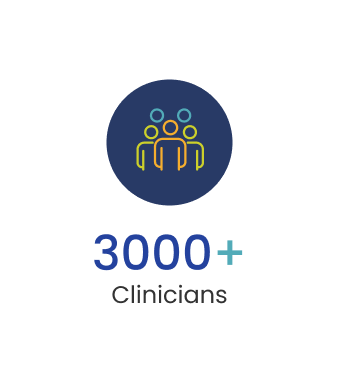 3000+ clinicians